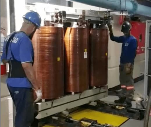 Movimentação de Transformador