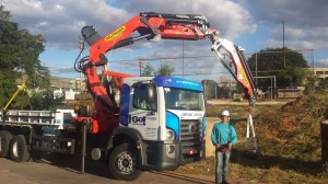 Operador em treinamento. 20140506_162207